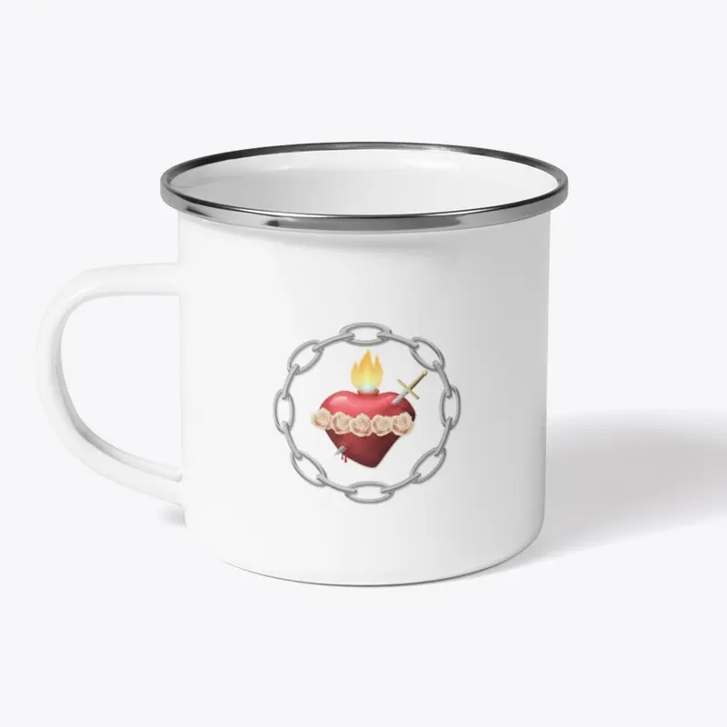 Saint Benedict Center camping mug